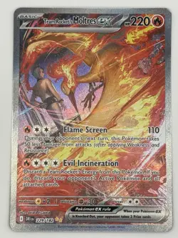 2025 Pokemon Destined Rivals SIR Team Rocket's Moltres ex & Ethan's Ho-Oh ex - Image 4