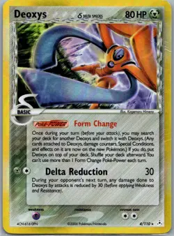 Deoxys 4/110 Holo Rare Holon Phantoms Pokemon Holo Near Mint - Image 1