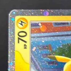 2024 Pokemon Gaming Paldean Fates Pikachu Promos #018/091 Cosmos Holo - Image 3