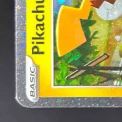 2024 Pokemon Gaming Paldean Fates Pikachu Promos #018/091 Cosmos Holo - Image 4