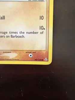 STAMPED Reverse Holo Barboach 2006 Pokemon TCG Holon Phantoms 60/110 - Image 5