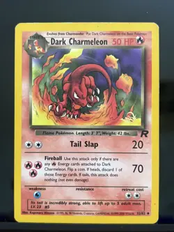 Pokemon - Dark Charmeleon W Stamp - 32/82 WOTC - Image 1