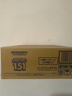 Pokemon Card TCG 151 Booster Box Case (12 Box) sv2a Japanese BRAND NEW US Seller - Image 1