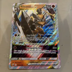 Pokemon Kleavor V Star Jumbo Promo Card #SWSH249 - Image 1