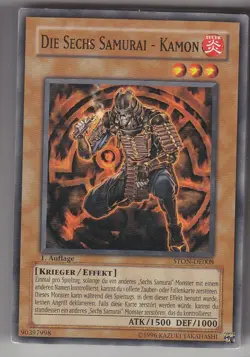 YU-GI-OH Die Sechs Samurai Kamon Common STON-DE008 - Image 1