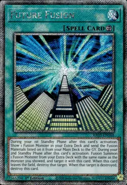 Future Fusion - Platinum Secret Rare 1st Edition RA03-EN168 - NM - YuGiOh - Image 1