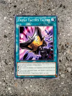 Yugioh TCG Triple Tactics Talent L26D-ENS21 1st Edition NM-M Combined Ship - Image 1