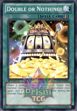 1st Ed Double or Nothing! YS13-EN024 Yugioh - Image 1