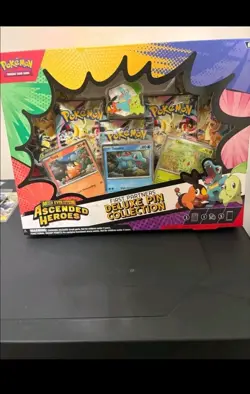 LOT OF 5 ✅ Pokemon TCG Ascended Heroes First Partners Deluxe Pin Collection Box - Image 2