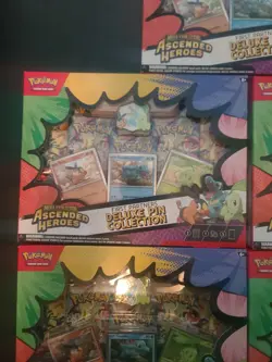 LOT OF 5 ✅ Pokemon TCG Ascended Heroes First Partners Deluxe Pin Collection Box - Image 5