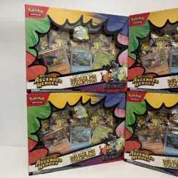 Pokemon TCG Ascended Heroes First Partners Deluxe Pin Collection Sealed x4 LOT - Image 2