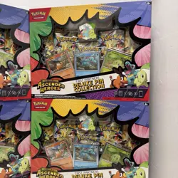 Pokemon TCG Ascended Heroes First Partners Deluxe Pin Collection Sealed x4 LOT - Image 3