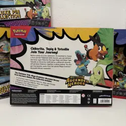 Pokemon TCG Ascended Heroes First Partners Deluxe Pin Collection Sealed x4 LOT - Image 4