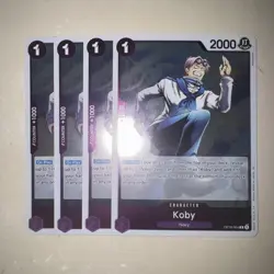 Koby OP16-064 English Bandai One Piece TCG CCG 4X Playset Card Game CCG - Image 1