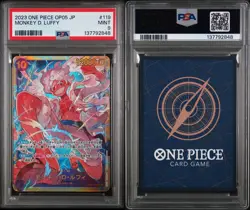 One Piece Monkey D. Luffy OP05-119 SEC Awakening of The New Era PSA 9 JPN - Image 3
