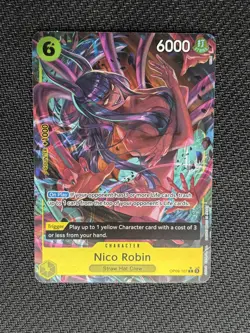One Piece CCG Nico Robin OP09-107 Emperors New World Parallel Alt Art Foil - Image 1