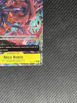 One Piece CCG Nico Robin OP09-107 Emperors New World Parallel Alt Art Foil - Image 4