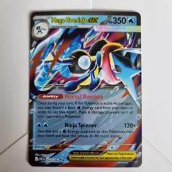 Pokemon TCG Mega Greninja ex 022/086 Chaos Rising Holo Double Rare NM - Image 1