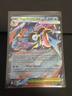 Pokemon - Mega Greninja ex 022/086 Double Rare Holo - ME04: Chaos Rising - NM - Image 3