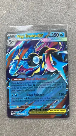 Pokemon - Mega Greninja ex 022/086 Double Rare Holo - ME04: Chaos Rising - NM - Image 1