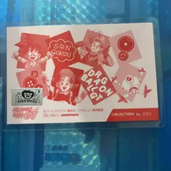 Dragon Ball Trading Card GT No003 Used Condition Please Read - Image 2