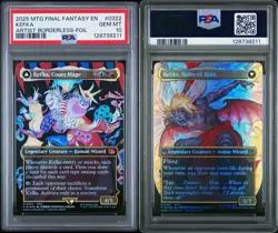Kefka Magic the Gathering Court Mage Artist Borderless Final Fantasy Foil PSA 10 - Image 3
