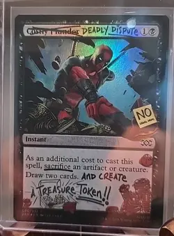 Deadly Dispute (080) Secret Lair Drop MTG Foil Near Mint (Deadpool) - Image 3