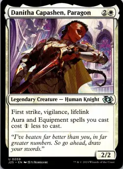 DANITHA CAPASHEN, PARAGON (ANIME) 59 FOUNDATIONS JUMPSTART MTG LP - Image 1
