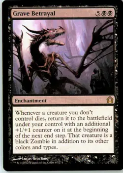 Grave Betrayal 67 Rare Return to Ravnica Near Mint - Image 2