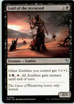 Lord of the Accursed 95 Uncommon Commander: Aetherdrift Near Mint - Image 2