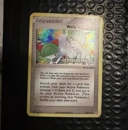 Nintendo Wally's Training 85/106 Emerald Holo Uncommon Eng 2005 Trainer - Image 1