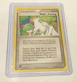 Wally's Training 89/100 - EX Sandstorm Pokemon 2003 - Image 1