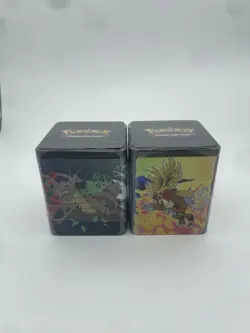 New Pokemon TCG Stacking Tin x 2 [Treasures of Ruin + Paradox Pokemon] - Image 1