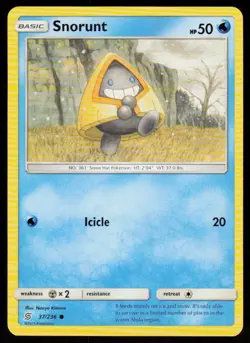 Snorunt 37/236 Common Unified Minds Pokemon Near Mint - Image 1