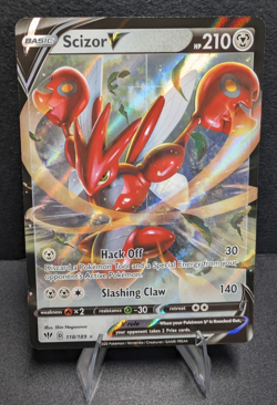 Pokemon Scizor V 118/189 Darkness Ablaze Ultra Rare Holo NM/LP - Image 1