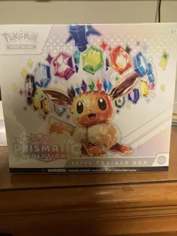 Pokemon Prismatic Evolutions ETB Elite Trainer Box Sealed - Image 1