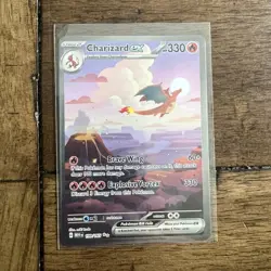 The Pokemon Company Charizard ex 199/165 SV 151 SIR Full Art Holo English 330HP - Image 1