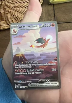 The Pokemon Company Charizard ex 199/165 SV 151 SIR Full Art Holo English 330HP - Image 2