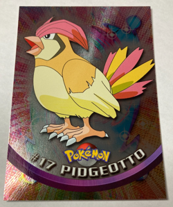 Pidgeotto 1999 Pokemon Topps TV Animation #17 Foil Near Mint - Image 1