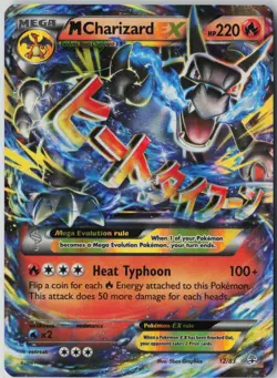 M CHARIZARD EX 12/83 HOLO EX RARE GENERATIONS POKEMON NM - Image 1