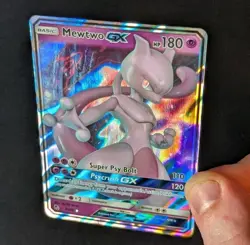 Mewtwo GX #31 Pokemon Hidden Fates NM - Image 3
