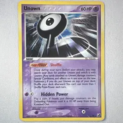 Pokemon TCG Unown (L) L/28 Unseen Forces Holo Rare Basic 60HP EN 2005 - Image 1