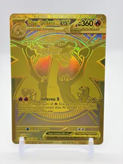 Mega Charizard X EX 130/094 Phantasmal Flames Mega Hyper Rare Full Art Holo - Image 1