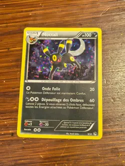 Pokemon "Noctali / Umbreon" 9/12 *Holo* McDonald's 2013 - French - Excellent/PL - Image 1