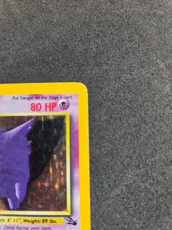 Pokemon Gengar 5/62 Fossil Holo Rare Vintage WOTC MP/LP - Image 4