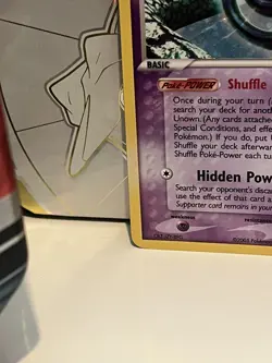 Unown C C/28 Holo Rare EX Unseen Forces Pokemon 2005 NM SWIRL - Image 4