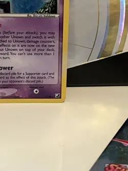 Unown C C/28 Holo Rare EX Unseen Forces Pokemon 2005 NM SWIRL - Image 5