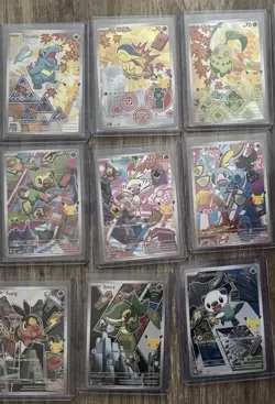 Pokemon TCG First Partner Illustration Collection Series 2 Full Set Of 9 NM - Image 1