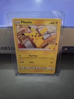 Pokemon TCG Pikachu Promo 60 HP 025/025 McDonald's 25th Anniversary Non-Holo - Image 1