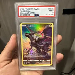 ZEKROM 2022 POKEMON SWORD & SHIELD BRILLIANT STARS #TG05 grade 9 - Image 1